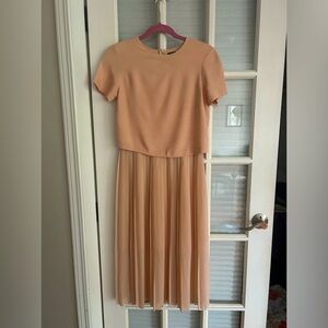 Zara dress size xs muted peach